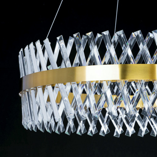 Citilux Ричард CL336083 LED Люстра хрустальная с пультом Бронза