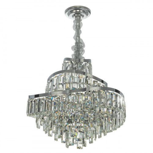 Citilux NAIAD CL315151 Люстра хрустальная подвесная Хром