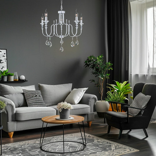 Citilux Рига CL437151 Люстра подвесная Хром