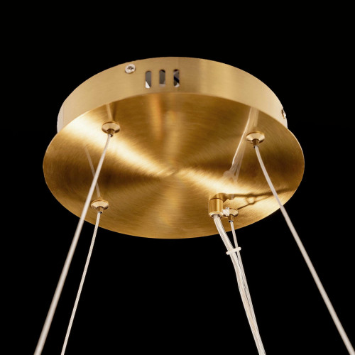 Citilux Ричард CL336063 LED Люстра хрустальная с пультом Бронза