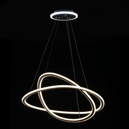 Citilux ТRIO CL215B061E LED Люстра подвесная с пультом Чёрная