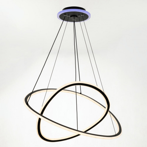 Citilux ТRIO CL215B061E LED Люстра подвесная с пультом Чёрная