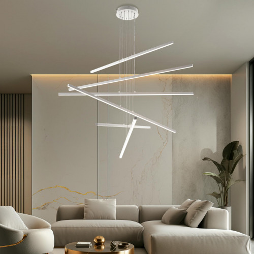Citilux Стиг CL203260 LED Люстра подвесная с пультом Белая