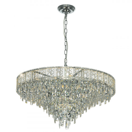 Citilux SAGRADA CL317281 Люстра хрустальная подвесная Хром