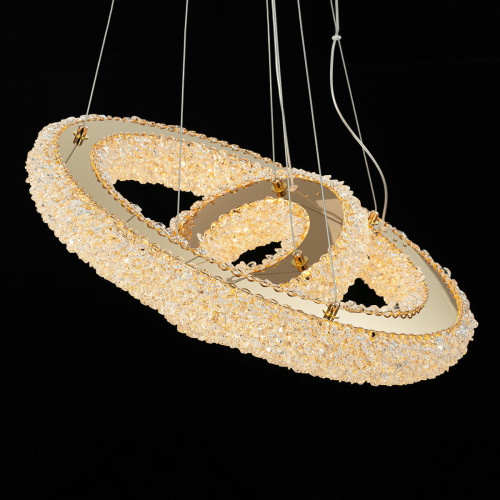 Citilux CLOUDY CL323172 LED Люстра хрустальная подвесная