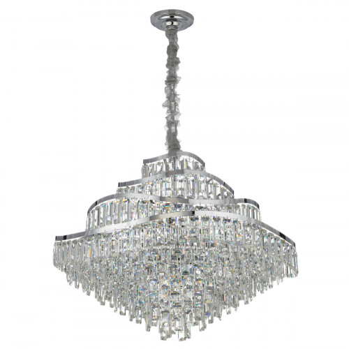 Citilux NAIAD CL315191 Люстра хрустальная подвесная Хром