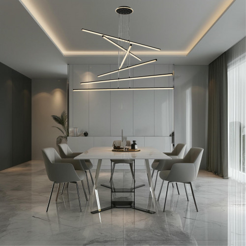 Citilux Trent CL203761 LED Люстра подвесная с пультом Чёрная