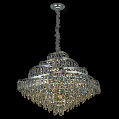 Citilux NAIAD CL315191 Люстра хрустальная подвесная Хром