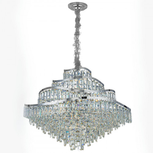 Citilux NAIAD CL315191 Люстра хрустальная подвесная Хром