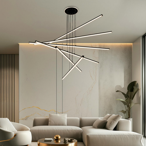 Citilux Trent CL203761 LED Люстра подвесная с пультом Чёрная