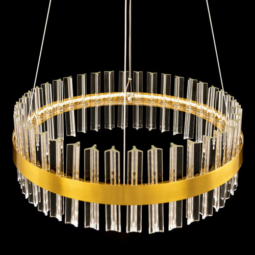 Citilux Рианна CL337053 LED Люстра хрустальная с пультом Бронза