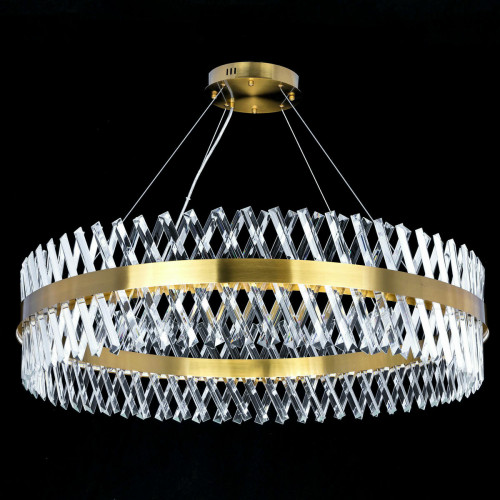 Citilux Ричард CL336103 LED Люстра хрустальная с пультом Бронза