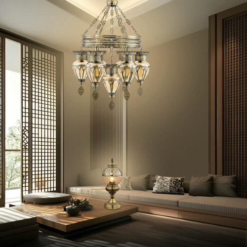 Citilux Каир CL419263 Люстра подвесная Бронза