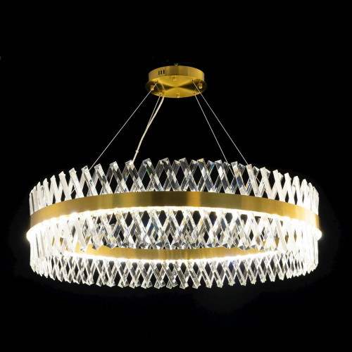 Citilux Ричард CL336103 LED Люстра хрустальная с пультом Бронза