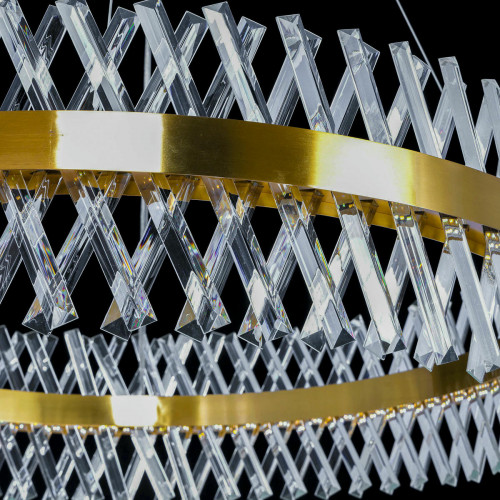 Citilux Ричард CL336103 LED Люстра хрустальная с пультом Бронза