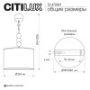 Citilux STATUS CL472021 Подвесной светильник с абажуром