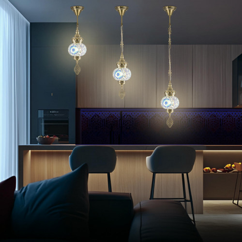 Citilux Каир CL419116 Подвесной светильник Мозаика Синяя