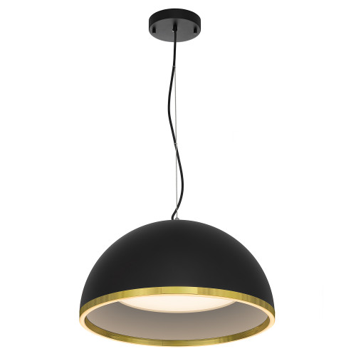 Citilux FLOOM CL736251 Светильник подвесной с пультом Чёрный+Золото