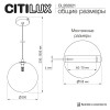 Citilux ORTON CL202021 Подвесной светильник Дымчатый