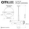 Citilux VEKTOR CL51330_BF Потолочный светильник на штанге Белый 30см