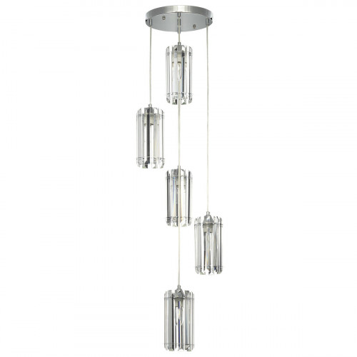 Citilux Джейн CL306051 Хрустальный подвесной светильник Хром