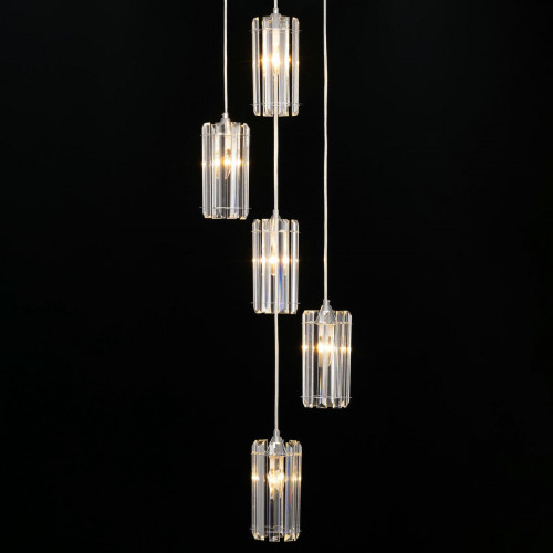 Citilux Джейн CL306051 Хрустальный подвесной светильник Хром