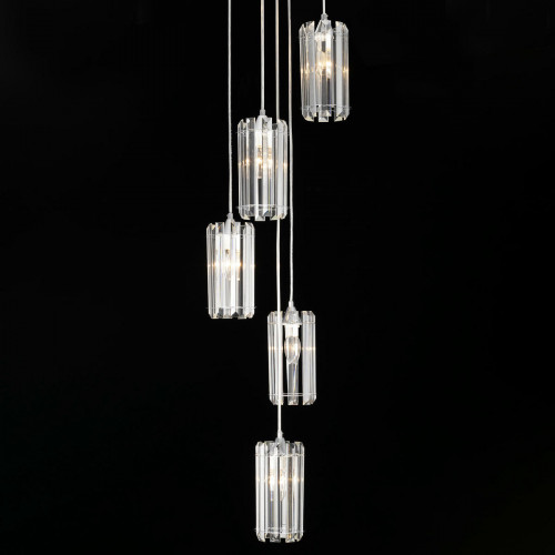 Citilux Джейн CL306051 Хрустальный подвесной светильник Хром