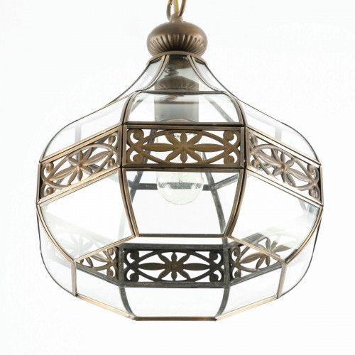 Citilux Гера-2 CL444210 Подвесной светильник витражный Бронза