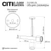 Citilux CL51320_BL VEKTOR Потолочный светильник на штанге Белый 20см