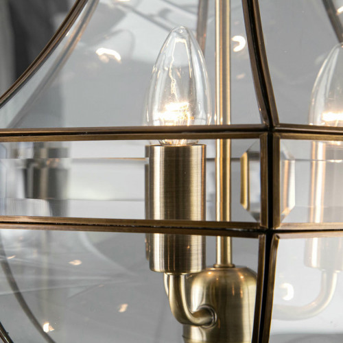 Citilux Гера-1 CL444130 Люстра подвесная витражная Бронза