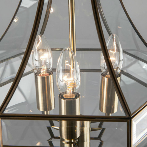 Citilux Гера-1 CL444130 Люстра подвесная витражная Бронза