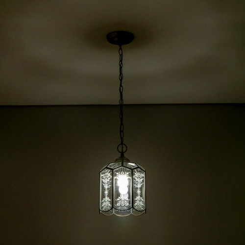 Citilux Витра-2 CL442210 Подвесной светильник витражный Бронза