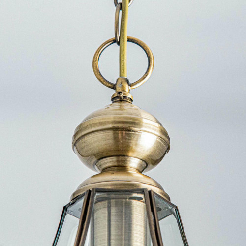 Citilux Гера-1 CL444110 Подвесной светильник витражный Бронза