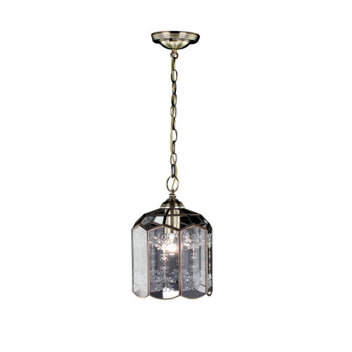 Citilux Витра-2 CL442210 Подвесной светильник витражный Бронза