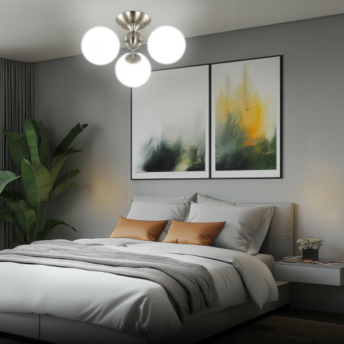 Citilux Томми CL102134 Люстра трехрожковая Матовый Хром
