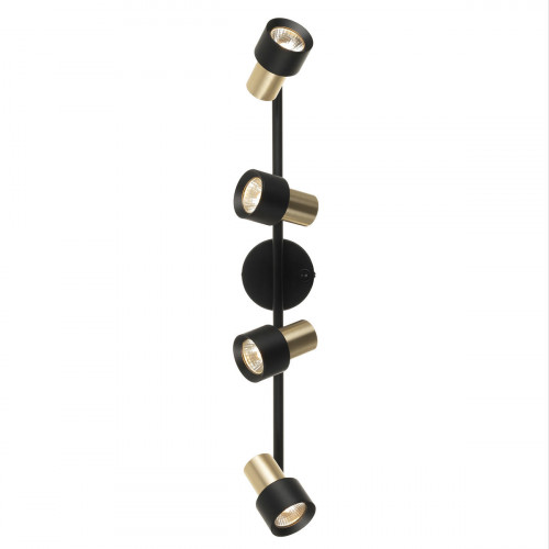Citilux SAT CL505641 Спот поворотный с выключателем Чёрный+Золото