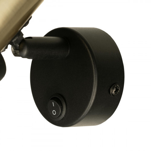 Citilux SAT CL505611 Спот поворотный с выключателем Чёрный+Золото