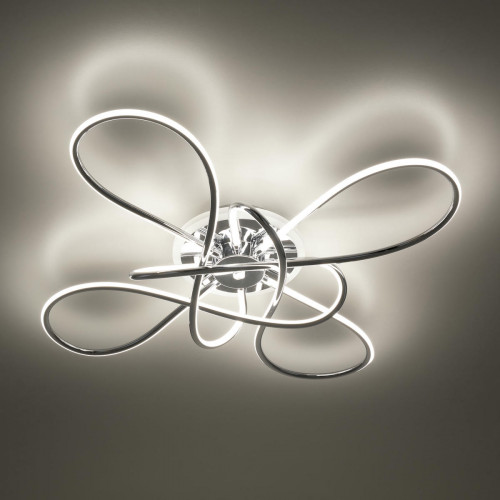 Citilux Джемини CL229B141E LED RGB Люстра с пультом Хром