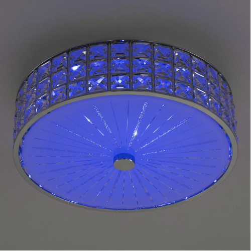 Citilux Портал CL32413G1 LED RGB Люстра хрустальная с пультом Хром