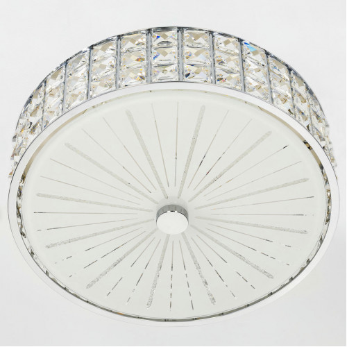 Citilux Портал CL32413G1 LED RGB Люстра хрустальная с пультом Хром