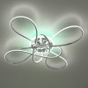 Citilux Джемини CL229B141E LED RGB Люстра с пультом Хром