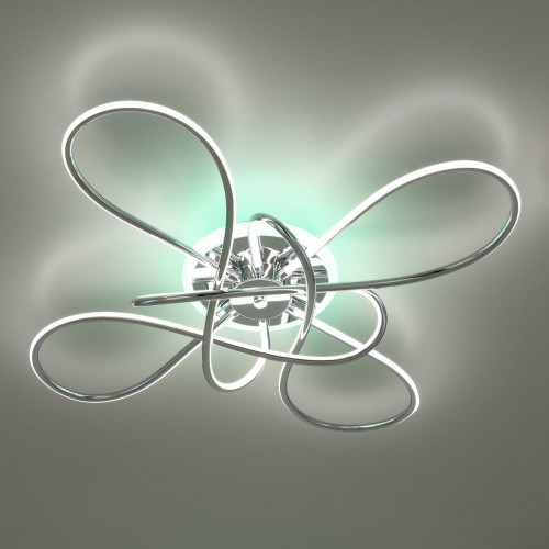 Citilux Джемини CL229B141E LED RGB Люстра с пультом Хром
