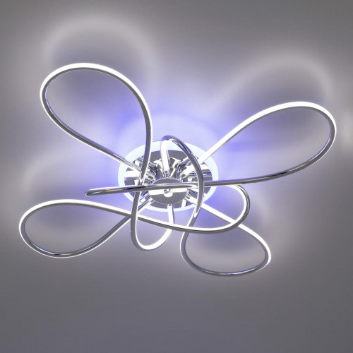 Citilux Джемини CL229B141E LED RGB Люстра с пультом Хром