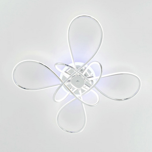 Citilux Джемини CL229B141E LED RGB Люстра с пультом Хром