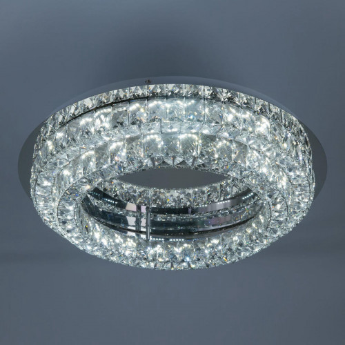Eletto Olimpia EL330C80.1 LED Люстра хрустальная с пультом Хром