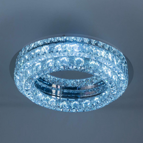 Eletto Olimpia EL330C80.1 LED Люстра хрустальная с пультом Хром