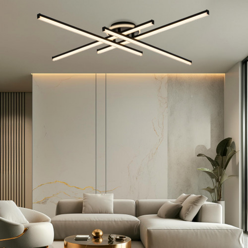 Citilux Trent CL203641 LED Люстра потолочная с пультом Чёрная