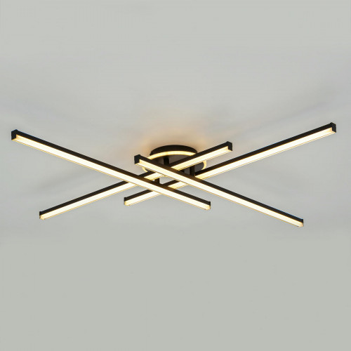 Citilux Trent CL203641 LED Люстра потолочная с пультом Чёрная