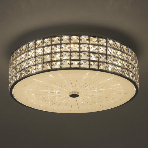 Citilux Портал CL32415G1 LED RGB Люстра хрустальная с пультом Хром