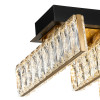 Citilux PALANT CL325272 LED Люстра хрустальная Чёрный+Бронза